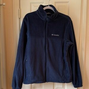 Columbia Navy Blue Men’s Full-Zip Fleece Jacket